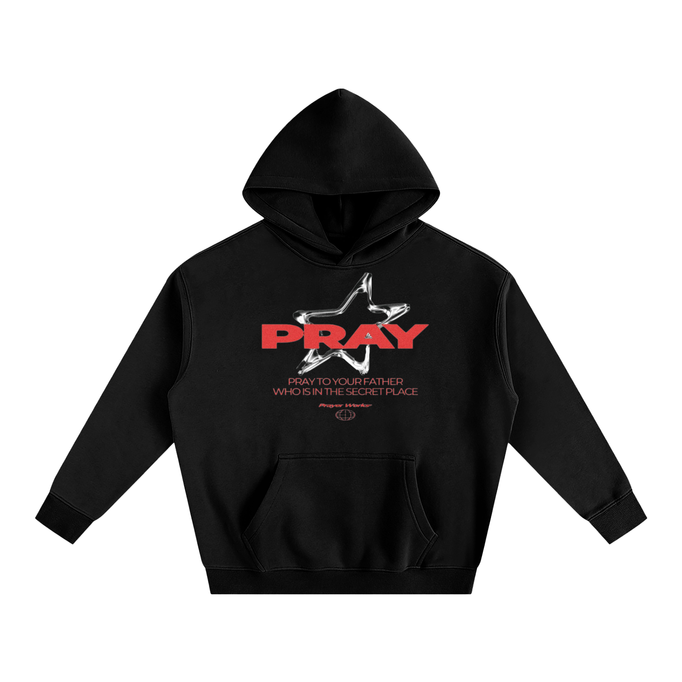 Oversized Heavyweight Cotton Fleeced Hoodie