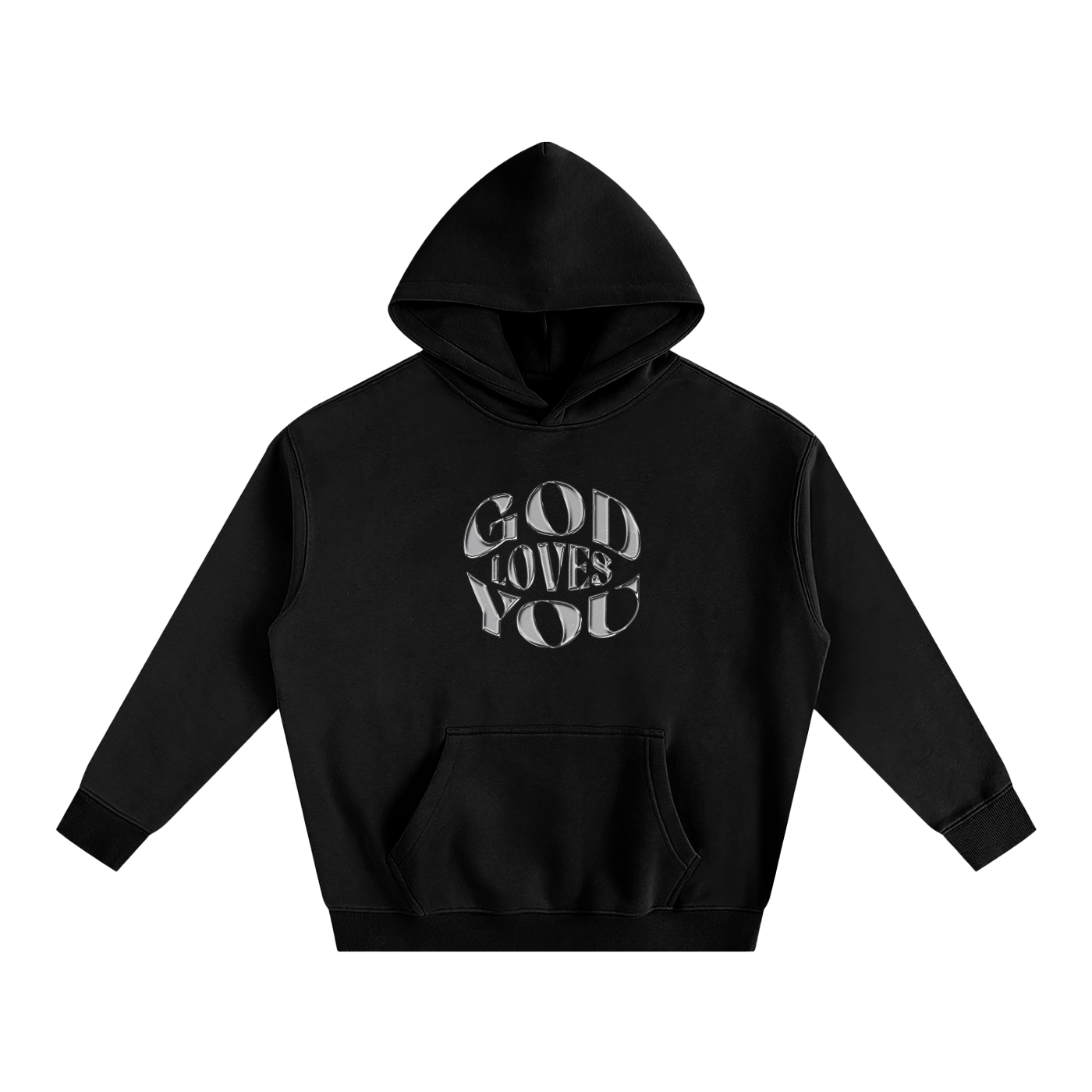Oversized Heavyweight Cotton Fleeced Hoodie