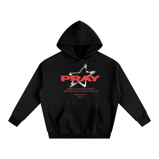 Oversized Heavyweight Cotton  Fleeced Hoodie