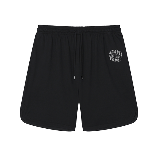 Mesh-Lined Quick-Dry Performance Shorts