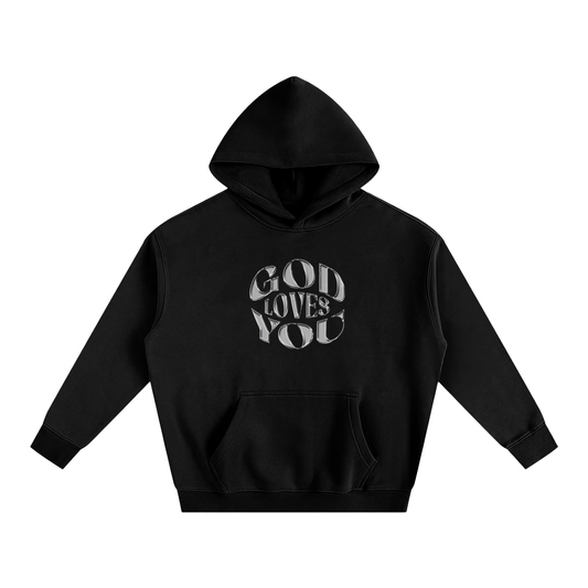 Oversized Heavyweight Cotton Fleeced Hoodie