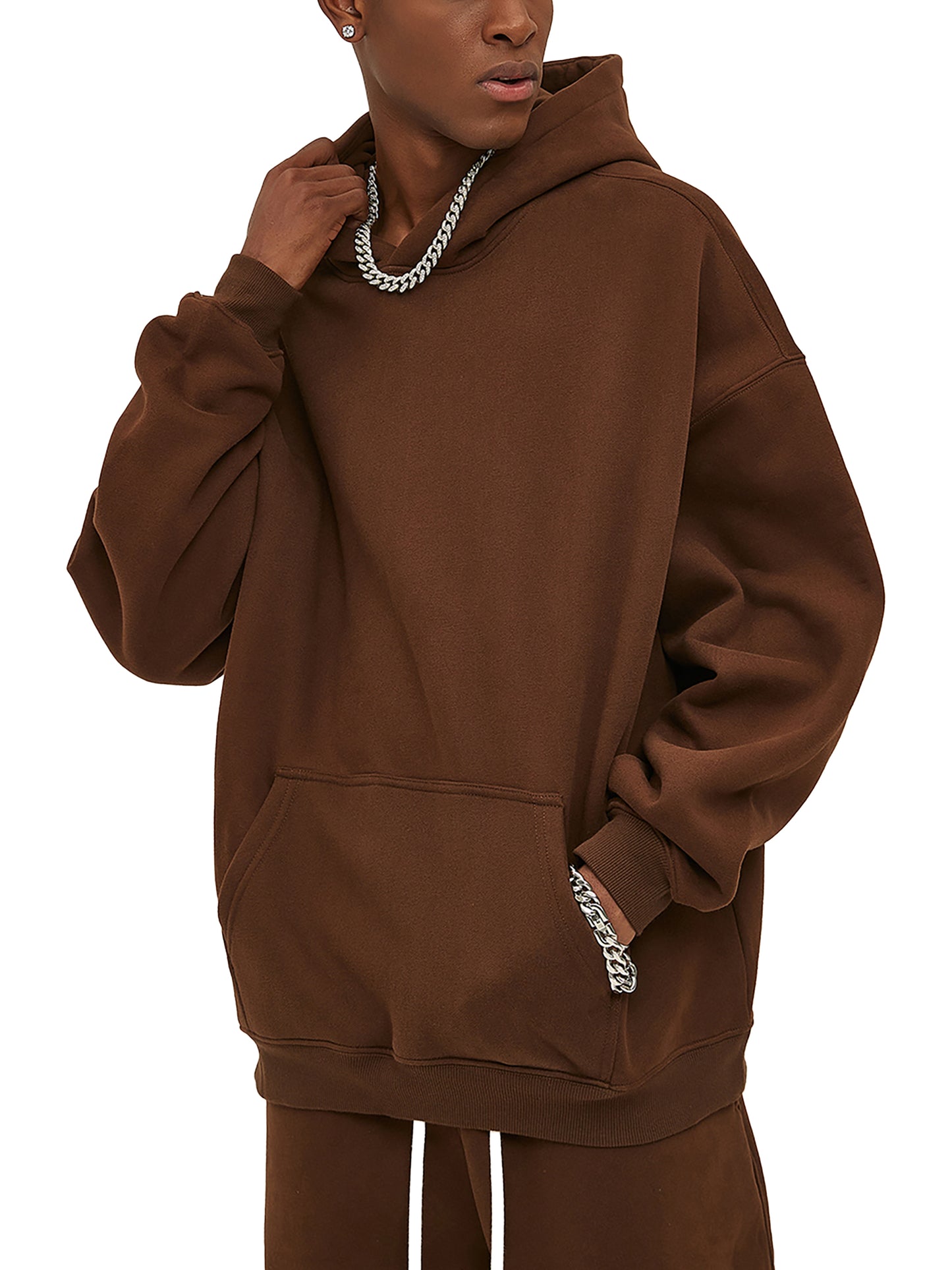 Oversized  Heavyweight Cotton Fleeced Hoodie