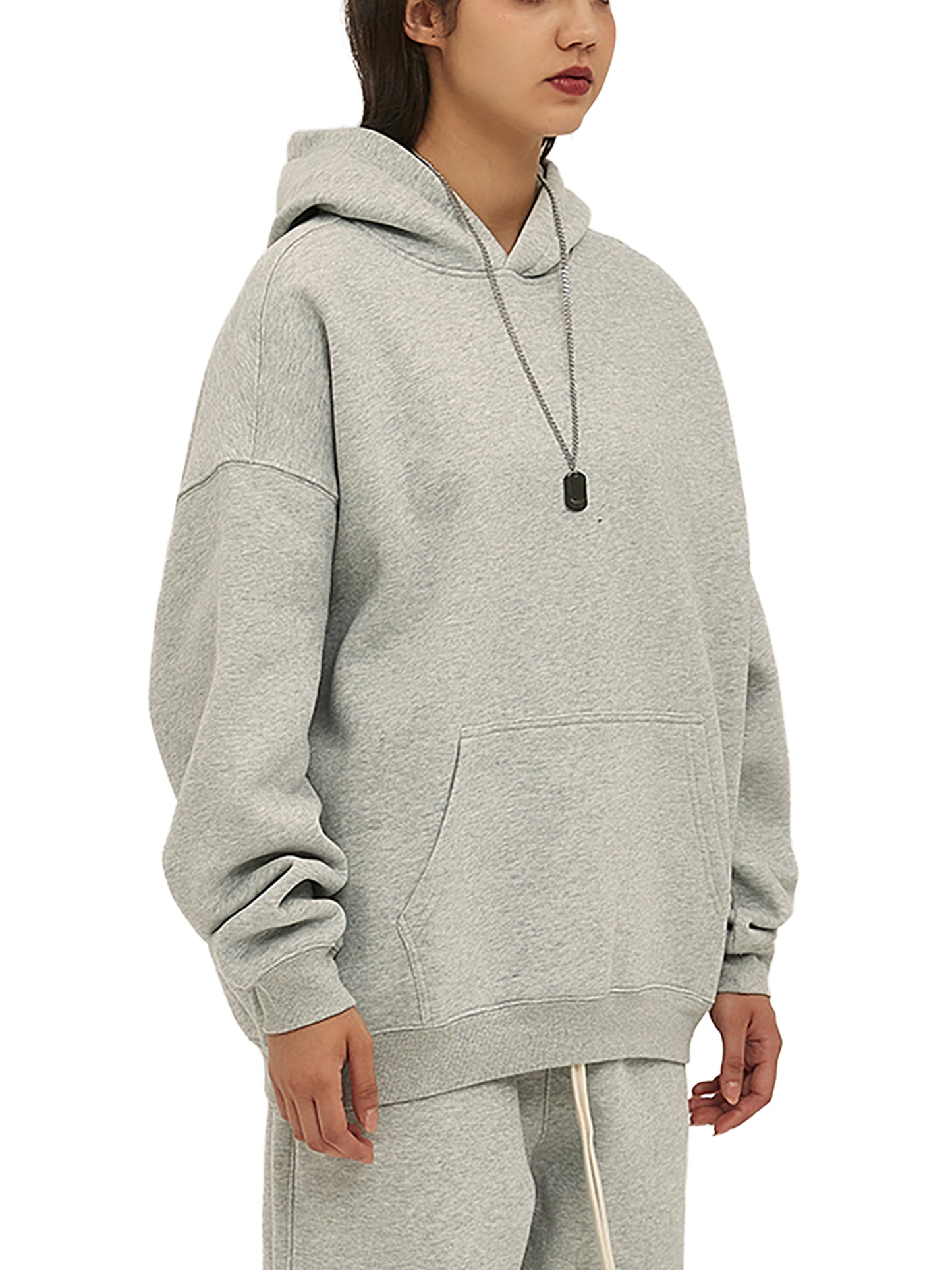 Oversized  Heavyweight Cotton Fleeced Hoodie