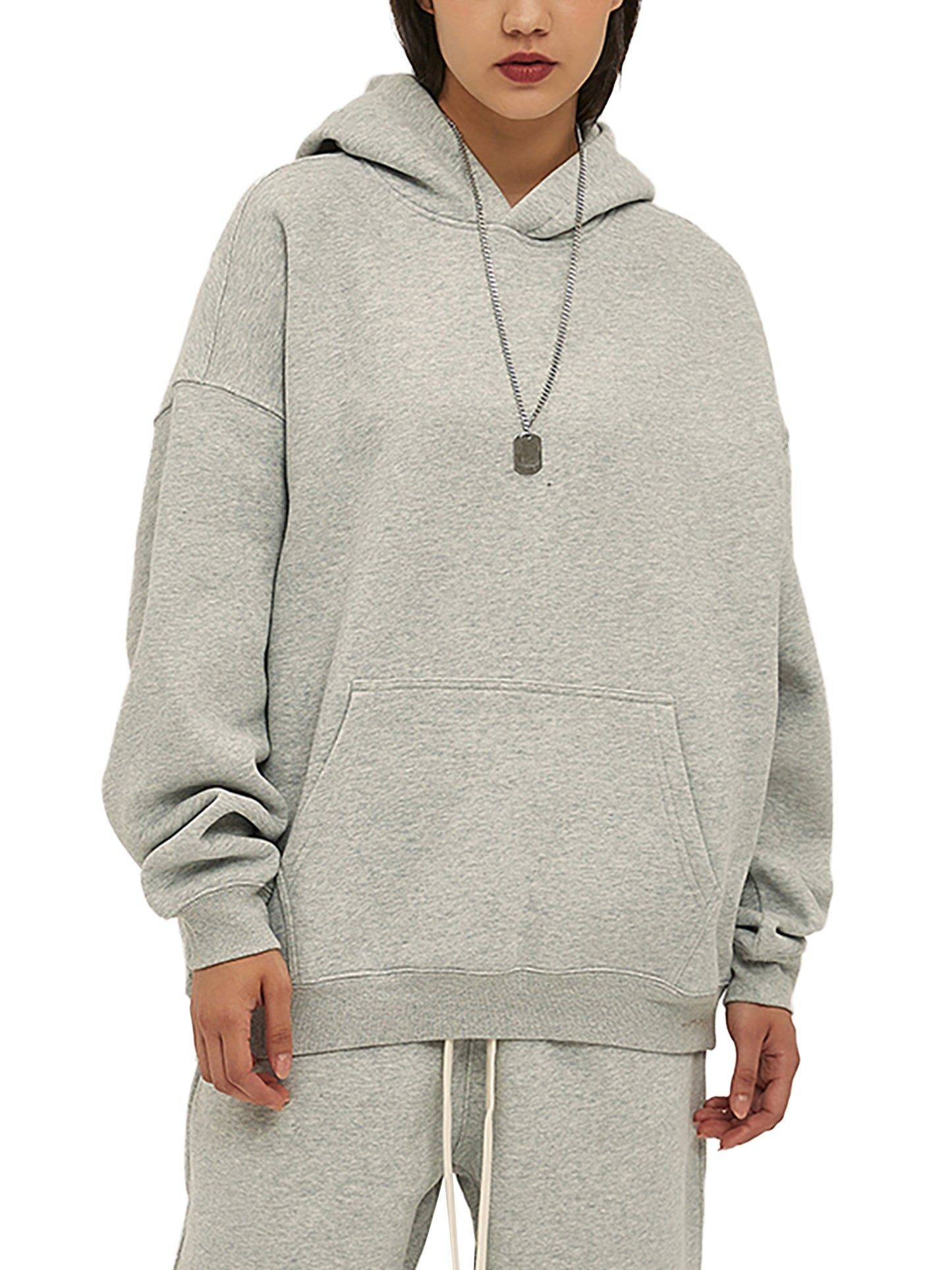 Oversized  Heavyweight Cotton Fleeced Hoodie